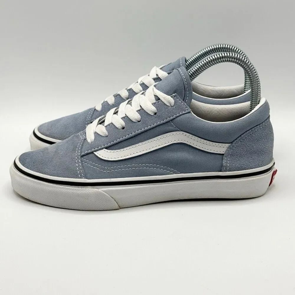 Vans Cornflower Blue Suede Lace Up Skate Shoes - Juniors US size 4.5 / Women’s 6